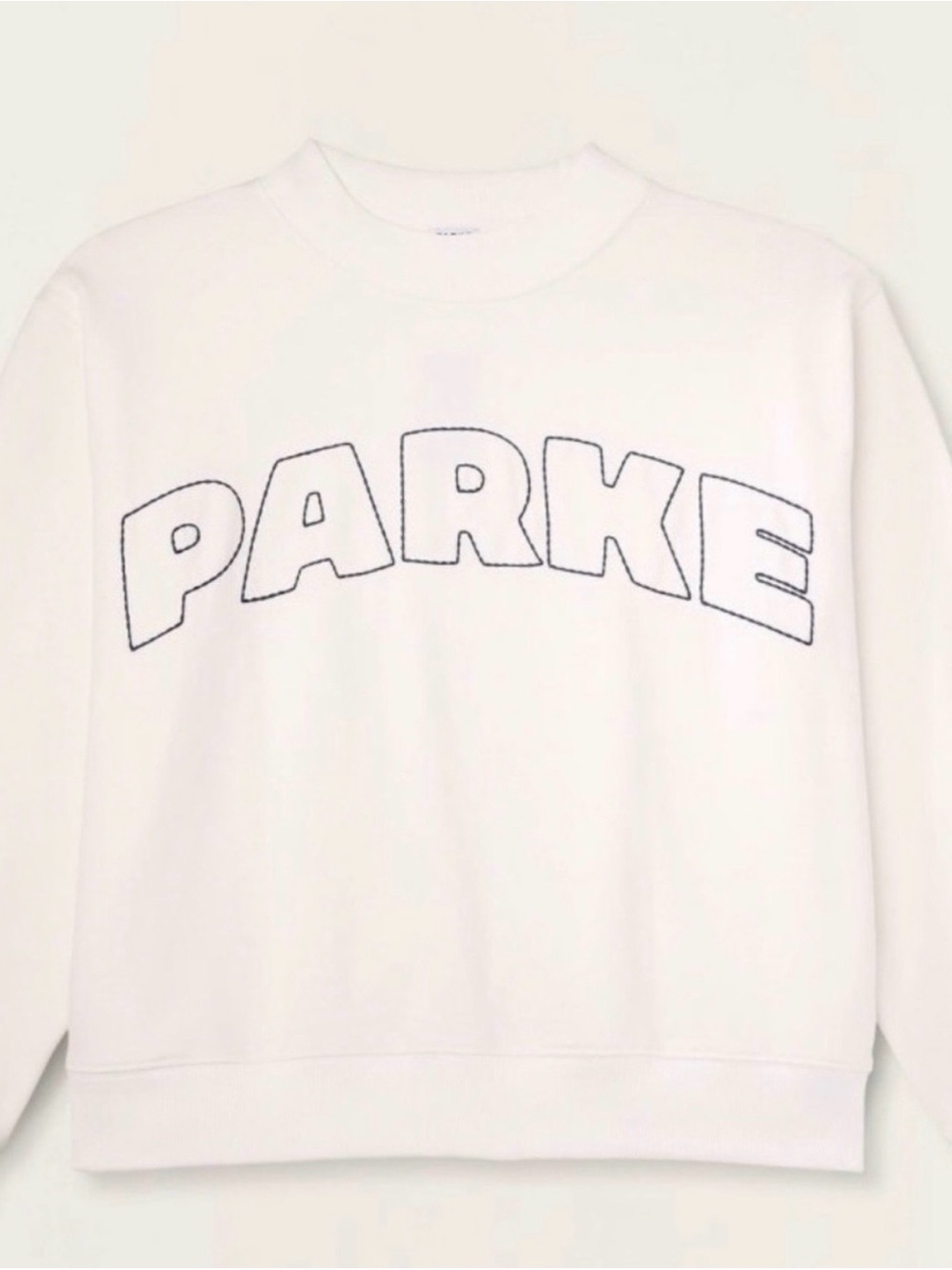 PARKE mockneck sweatshirt NWT